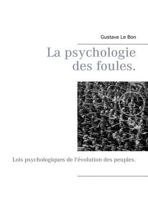cover image of La psychologie des foules.